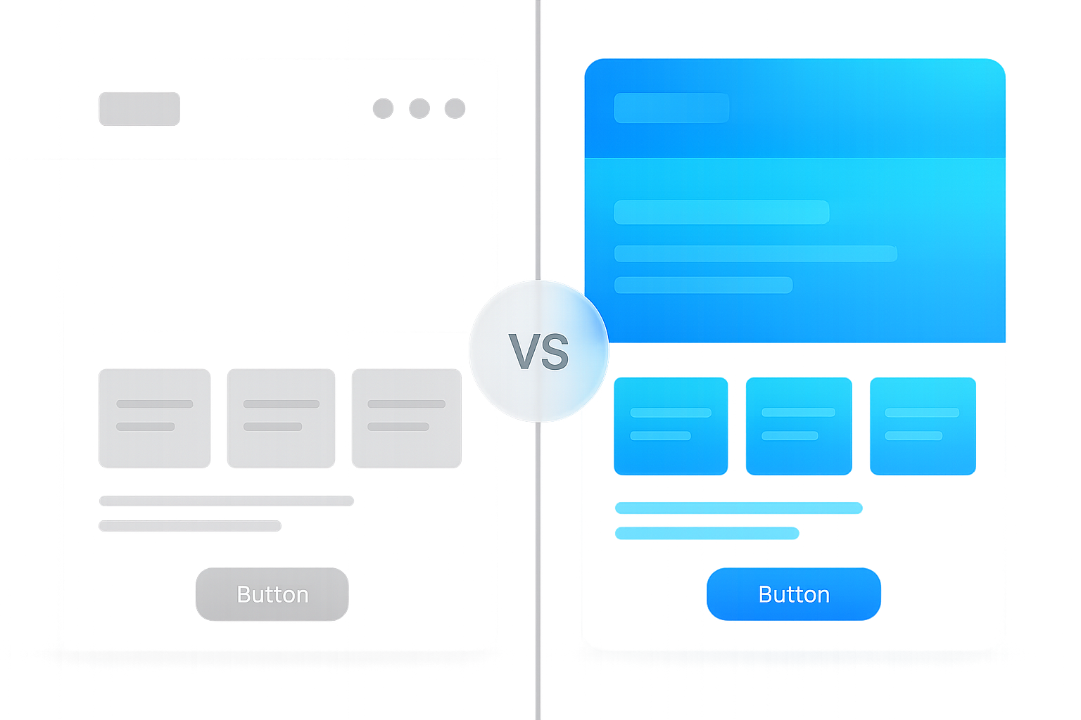 Custom vs Template Comparison
